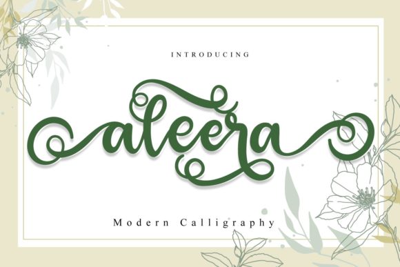 Aleera: A Script Font That Elevates Brand Identity