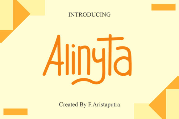 Alinyta: A Versatile Handwritten Font for Modern Branding