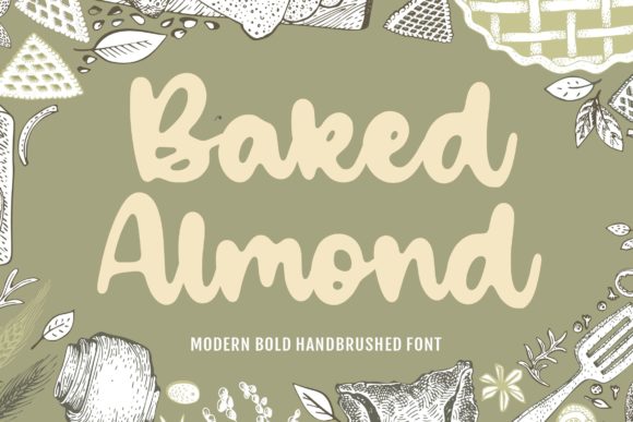 Baked Almond: A Handwritten Font for Bold Marketing