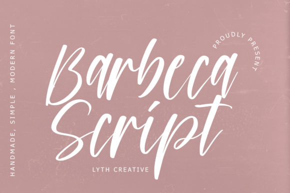 Barbeca: A Modern Script Font for Elegant Branding