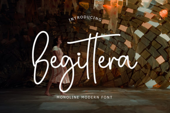 Begittera: The Script Font That Elevates Campaign Visuals