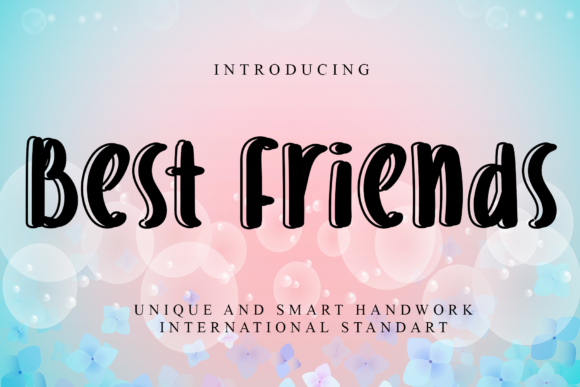 Best Friends: A Handwritten Font for Editorial Design