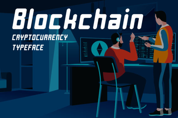 Blockchain Font: A Bold Script for Modern Branding