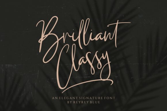 Briliant Classy: A Modern Handwritten Font for Branding