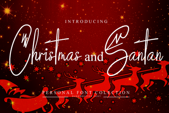 Christmas and Santan: A Handwritten Font for Editorial Charm