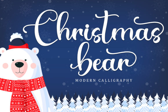 Christmas Bear: A Festive Handwritten Font for Marketers