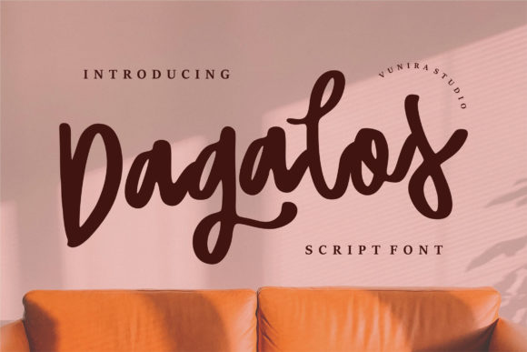 Dagalos: A Handwritten Font for Crafters