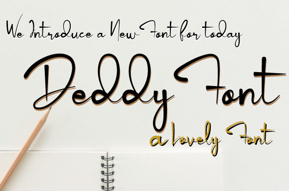 Deddy Font: A Stylish Handwritten Typeface for Modern Brands