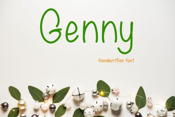 Genny: A Handwritten Font for Clear Campaigns