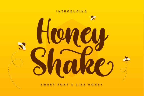 Honey Shake Font: A Sweet Script for Makers