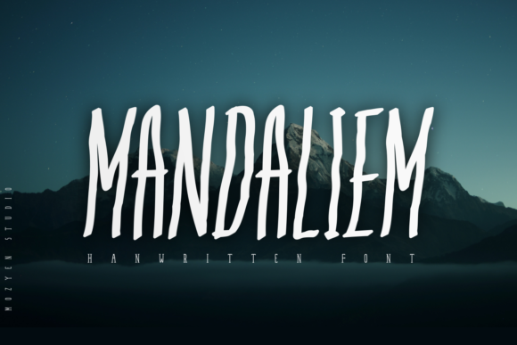 Mandaliem: A Handwritten Font for Gentle Editorial Design