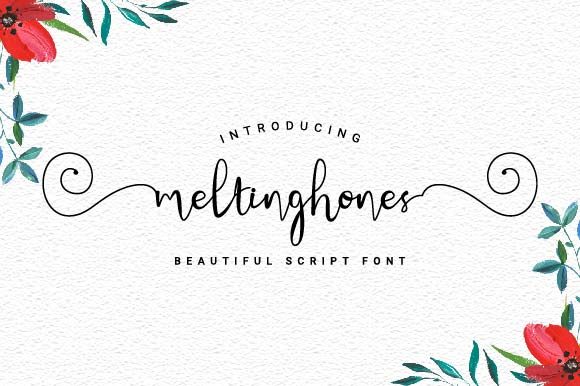Meltinghones: A Thin Handwritten Font for Elegant Branding