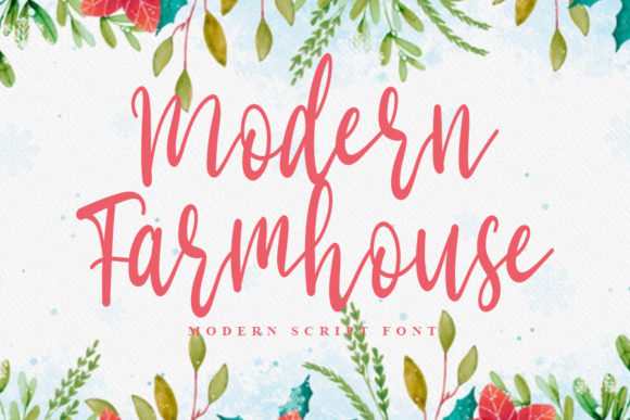 Modern Farmhouse: A Handwritten Font for Bold Branding