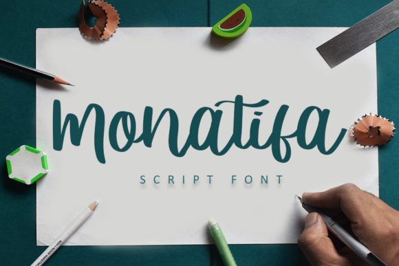 Monatifa: A Balanced Handwritten Font for Branding