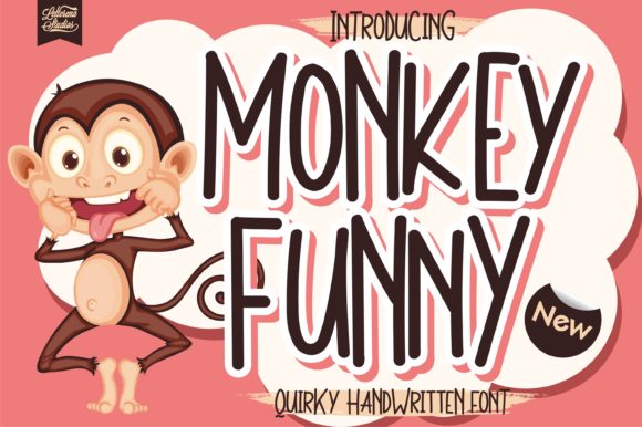 Monkey Funny Font for Small Business Branding