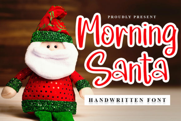 Morning Santa: A Handwritten Font for Editorial Design