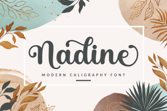 Nadine: The Handwritten Font That Elevates Handmade Brands