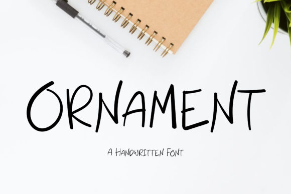 Ornament Font: A Quirky Handwritten Typeface for Modern Brands