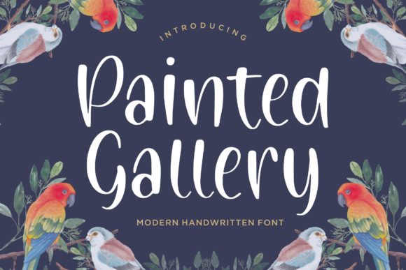 Painted Gallery Font Review for Social Campaigns