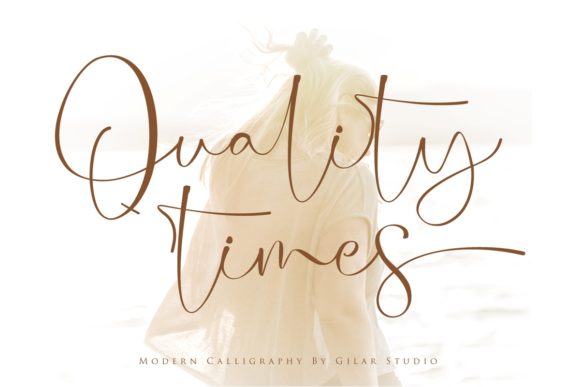 Quality Times: A Script Font for Memorable Brands