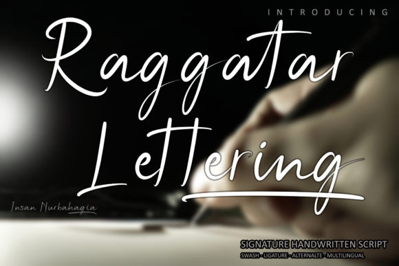 Raggatar Lettering: A Fluid Typeface for Modern Campaigns