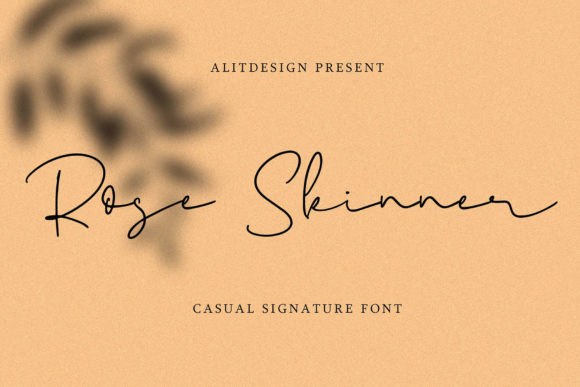 Rose Skinner: A Signature Script Font for Branding