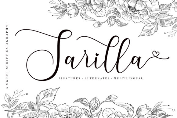 Sarilla: A Graceful Handwritten Font for Editorial Design
