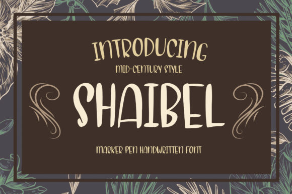 Shaibel: A Handwritten Font for Web Design