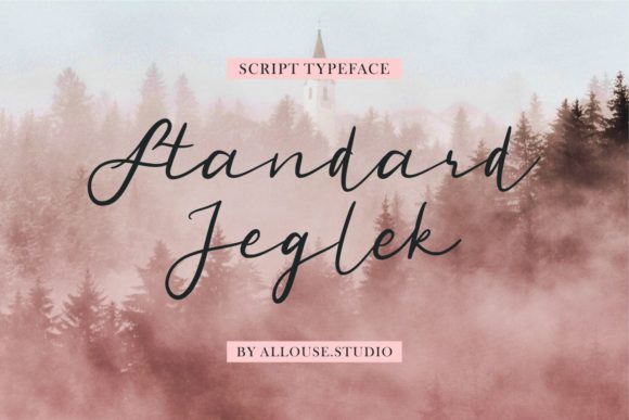 Standard Jeglek: A Handwritten Font for Brand Identity