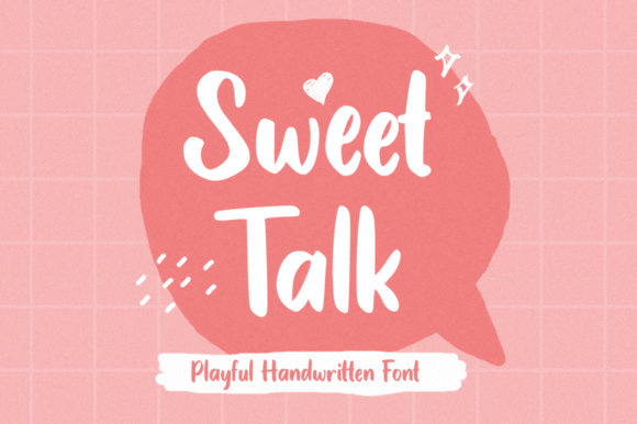 Sweet Talk: A Handwritten Font for Digital Branding