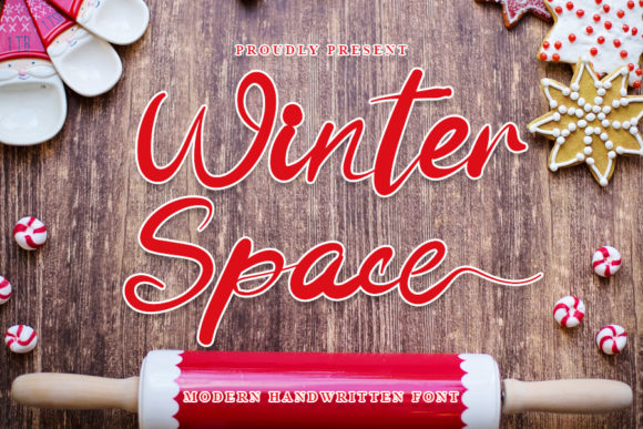 Winter Space: A Handwritten Font for Editorial Design
