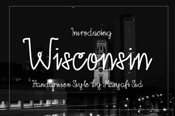 Wisconsin: A Delicate Handwritten Font for Modern Brands